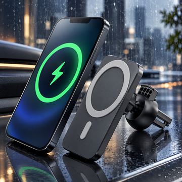 15W Wireless Magnetic Charger Car Mount Holder For iPhone 17 16 15 14 13 Series