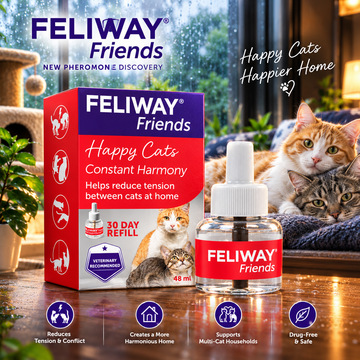 FELIWAY Friends 30 Day 48ml Refill - Helps Reduce Tension Between Cats