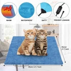 Electric Heated Pet Heating Pad for Dogs & Cats – Adjustable Temperature Heating Mat with Controller