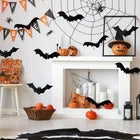 Halloween Hanging Bats for 12PCS 3D Halloween Yard Outdoor Decoration