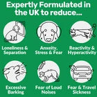 Calming Treats for Dogs Anxiety Stress Barking Travel Aggression Relief 60ct New