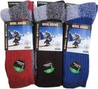Vanco Below Zero Wool Socks for Men & Women – Warm Thermal Winter Socks for Cold Weather, Skiing, Outdoor Activities & Everyday Use