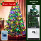 Smart App-Controlled RGB Christmas Tree Projector Lights with Remote Control