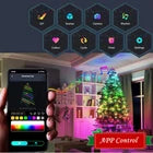 Smart App-Controlled RGB Christmas Tree Projector Lights with Remote Control